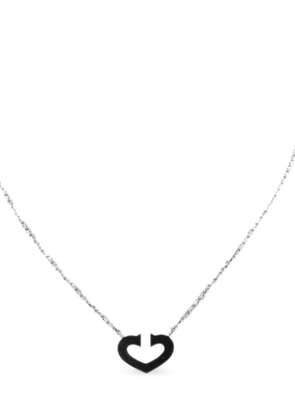 Cartier 2000's Coeur et Symbole white gold heart necklace - Silver