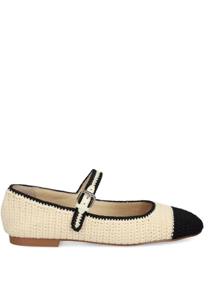 Bibi Lou leather ballet flats - Neutrals