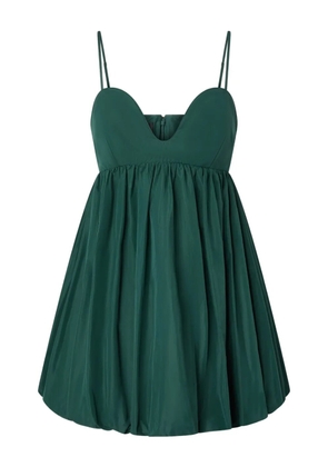 PINKO sweetheart-neckline bubble mini dress - Green