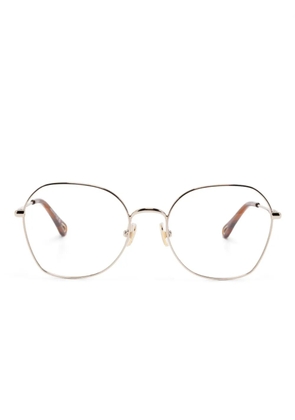 Chloé Eyewear round-frame glasses - Gold