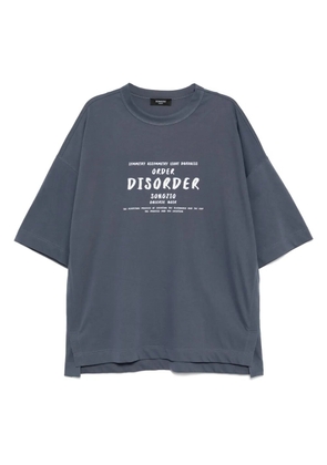 SONGZIO order disorder dyed t-shirt - Blue