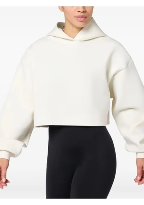 SQUATWOLF balloon-sleeve cropped hoodie - Neutrals