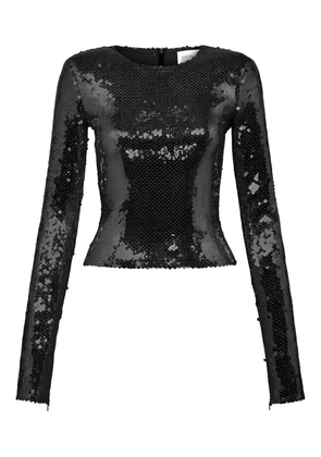 16Arlington Loida sequinned T-shirt - Black