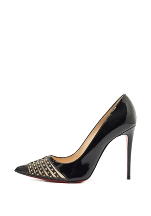Christian Louboutin Pre-Owned Bareta pointed-toe heeled pumps - Black
