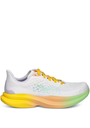 HOKA gradient sole sneakers - White