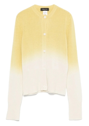 Fabiana Filippi faded cardigan - Yellow