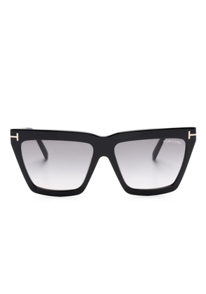 TOM FORD Eyewear Eden geometric-frame sunglasses - Black