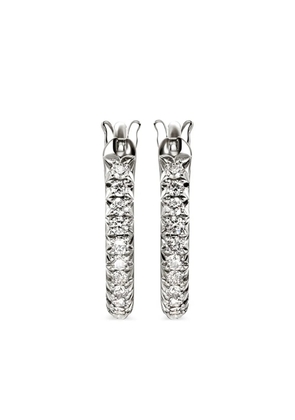 John Hardy JH Essential diamond hoop earrings - Silver
