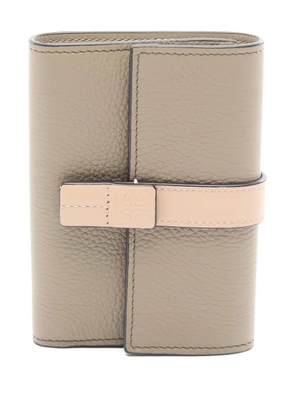 Loewe Pre-Owned tri-fold leather wallet - Neutrals