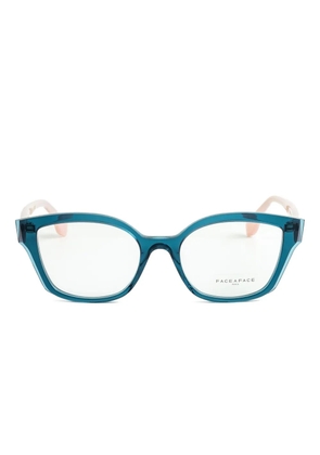 Face À Face two-tone glasses - Blue
