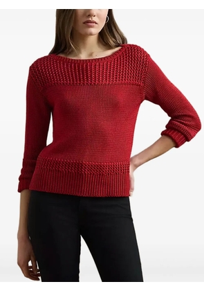 Lauren Ralph Lauren boat-neck sweater - Red