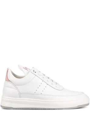 Filling Pieces leather low-top sneakers - White