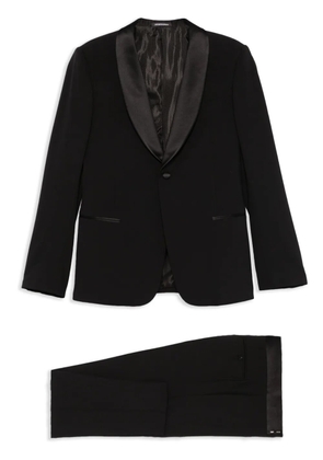 Emporio Armani single-breasted suit - Black