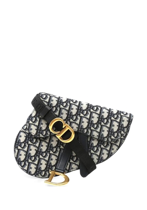 Christian Dior Pre-Owned 2020 Oblique Saddle belt bag - Blue