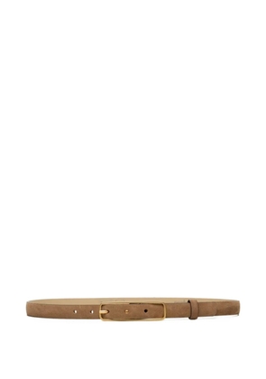 Poche Paris suede belt - Neutrals
