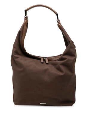 Gucci Pre-Owned 2000-2015 Canvas Web shoulder bag - Brown