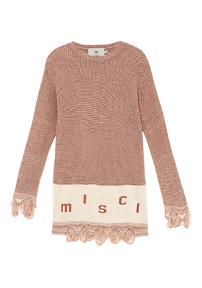 MISCI fringed sweater - Brown