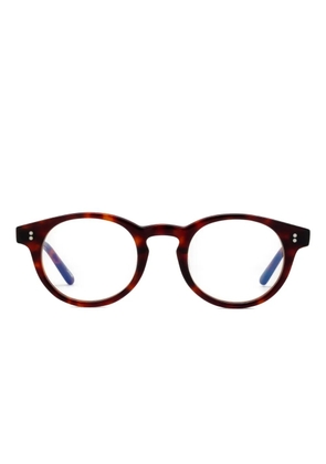 Chimi round-frame glasses - Brown