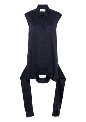 Viktor & Rolf Upside Down poplin shirtdress - Blue