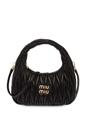Miu Miu mini Wander matelassé shoulder bag - Black