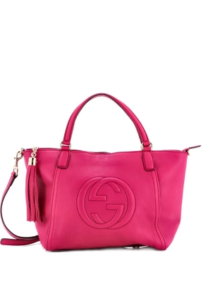 Gucci Pre-Owned Soho Convertible Top Handle Bag Leather Small satchel - Purple