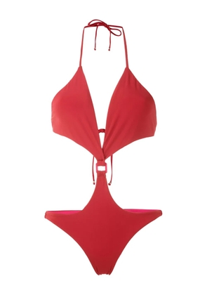 Amir Slama cut-out swimsuit - Red