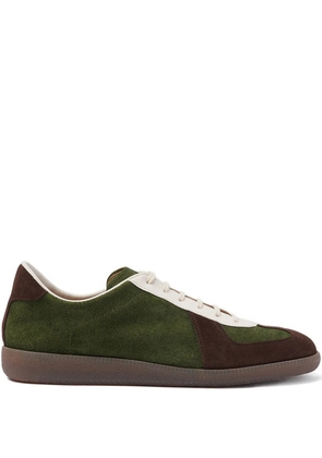 Scarosso two-tone suede sneakers - Green