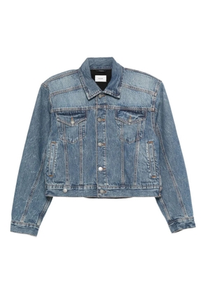 Haikure button-fastening denim jacket - Blue