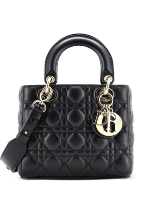 Christian Dior Pre-Owned My ABCDior Lady Dior Bag Cannage Quilt Leather Small satchel - Black