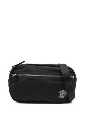 Stone Island Compass-patch belt bag - Black