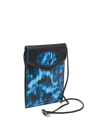 Burberry Pre-Owned logo-detail phone bag - Blue