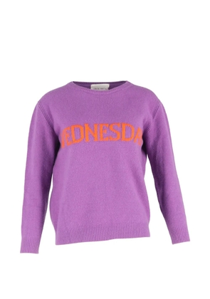 Alberta Ferretti Vintage crew-neck sweater - Purple