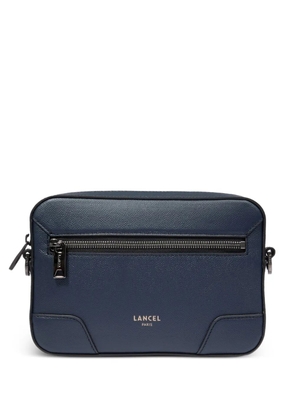 Lancel leather messenger bag - Blue