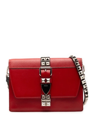 Prada Pre-Owned 2010-2025 City Calf and Saffiano Elektra crossbody bag - Red