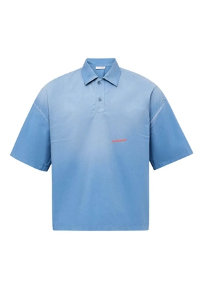 JW Anderson oversized logo polo shirt - Blue