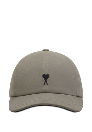 AMI Paris Ami De Coeur embroidered baseball cap - Grey