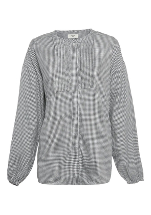 Weekend Max Mara button-down checked tunic - White