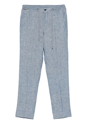 Corneliani tapered-leg trousers - Blue