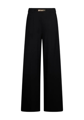 LIU JO chain-detail knitted trousers - Black