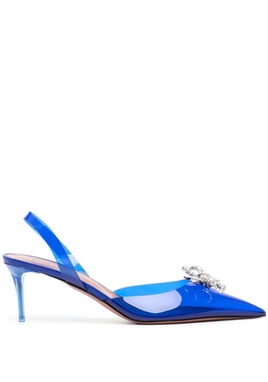 Amina Muaddi Rosie 60mm slingback pumps - Blue