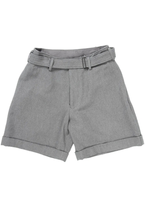 Yohji Yamamoto belted shorts - Grey