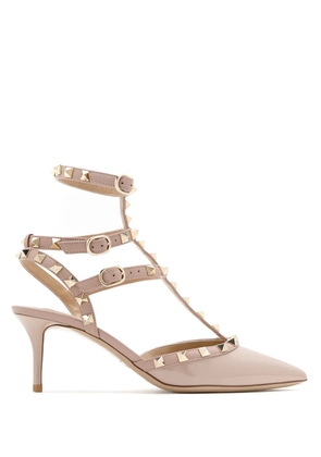 Valentino Garavani 65mm Rockstud caged pumps - Neutrals