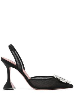 Amina Muaddi 100mm Begum slingback pumps - Black
