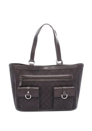 Gucci Pre-Owned 2000-2015 GG Canvas Abbey D Ring Pocket tote bag - Brown