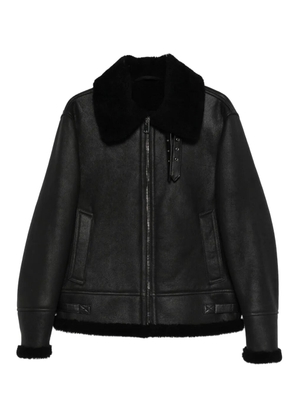 ERALDO Wright suede jacket - Black