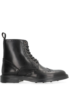 Bruno Magli brogue-detail lace-up boots - Black