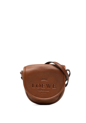 Loewe Pre-Owned 2000-2020 Mini Leather Heritage crossbody bag - Brown