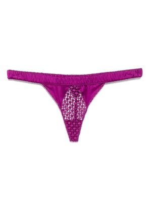Kiki de Montparnasse pointillee g-string - Purple