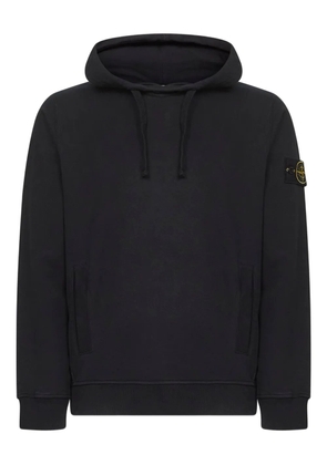 Stone Island kangaroo-pocket hoodie - Black