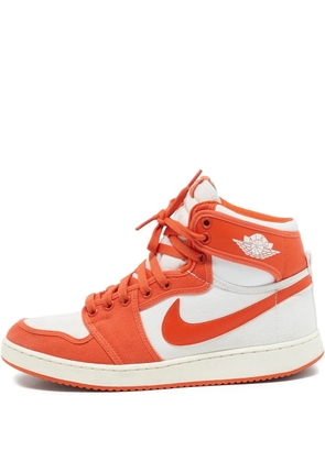 Jordan pre-owned Air Jordan 1 leather sneakers - Orange